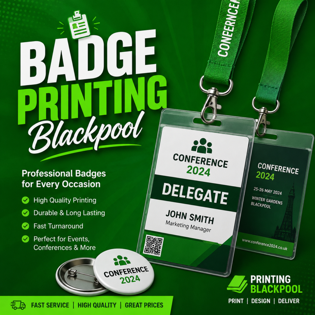 Badge Printing Blackpool