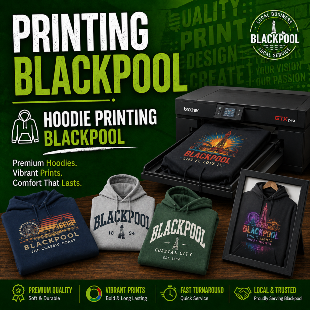 Hoodie Printing Blackpool