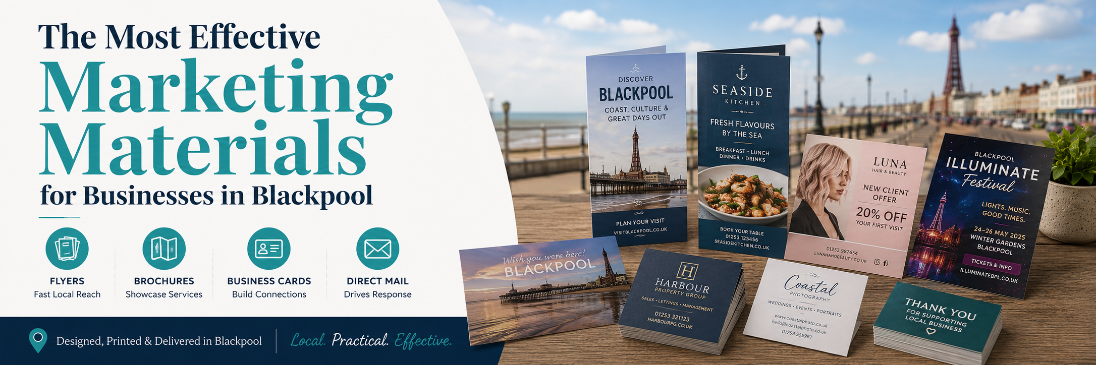 The Most Effective Marketing Materials for Businesses in Blackpool