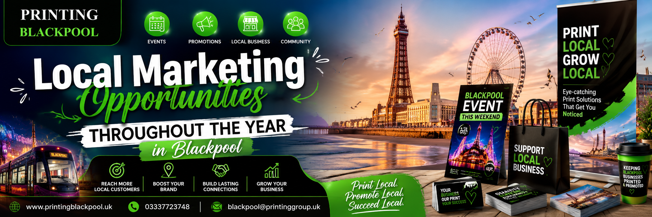 Local Marketing Opportunities Throughout the Year in Blackpool